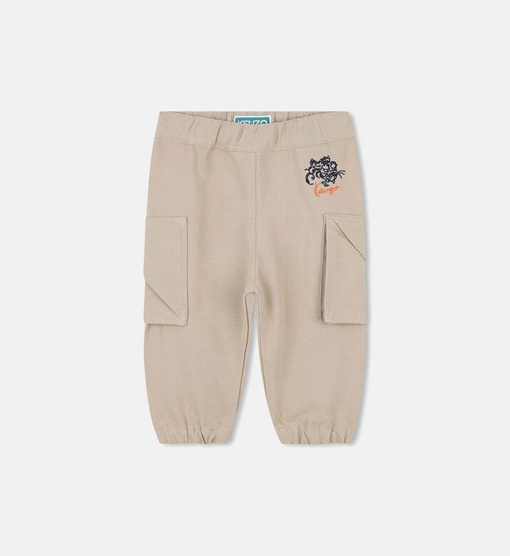 Canvas Elasticated Waist Trousers