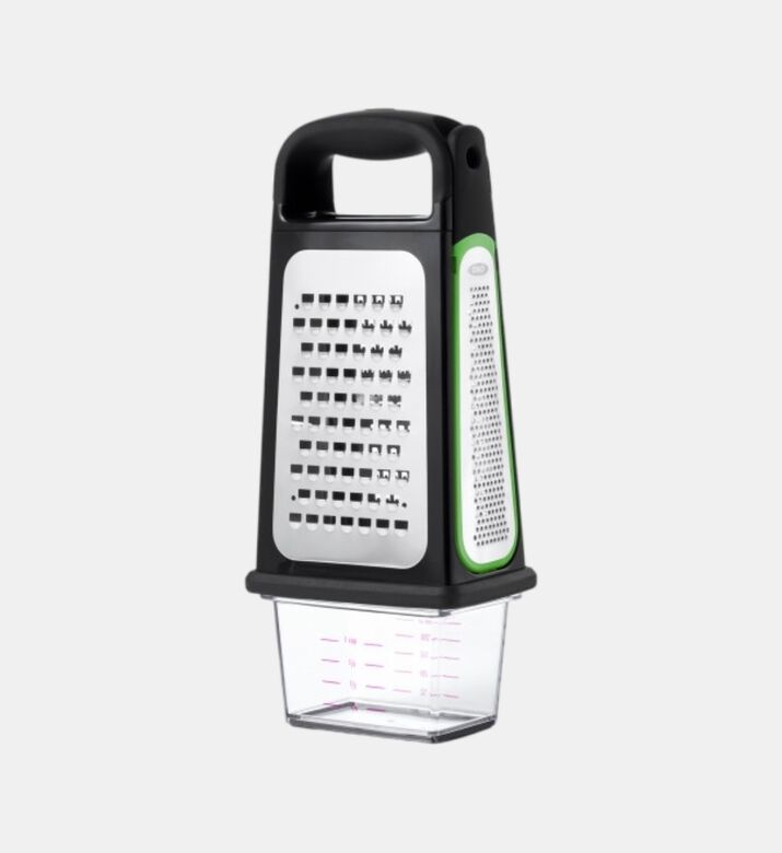 Removable Zester Etched Box Grater