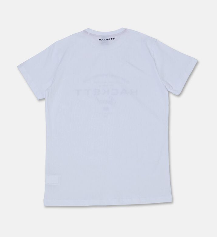 Hackett London Logo-print Crewneck T-shirt, White, 13y, Packshot View