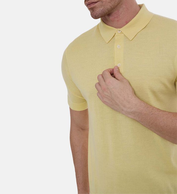 Button Placket Short-sleeve Polo Shirt