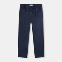 Embroidered Cotton Twill Trousers