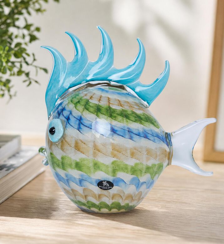 Duccio Di Segna Crystal Fantasy Puffer Fish Princes, Model View