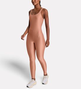 LIVE! Allure Adaptiv Jumpsuit, Dark-beige, M, Model View