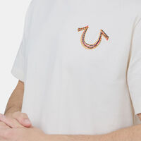 Embroidered Rainbow Stitch T-shirt