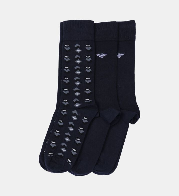 Logo Knit Short Socks 3-pack Set