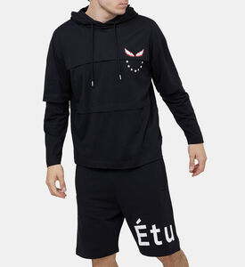 سويت شيرت بغطاء رأس بايف سمايل