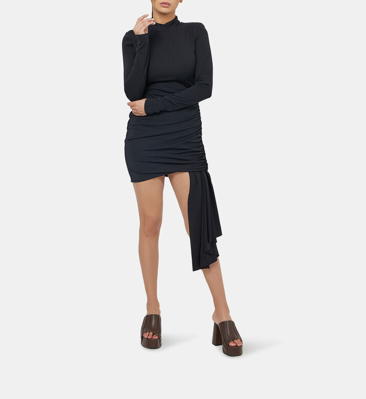 Ronaldo Draped Woven Dress