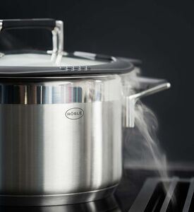 Roesle High Casserole, Silver, 20cm, Packshot View