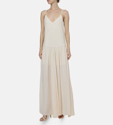 V-neck Sleeveless Dress