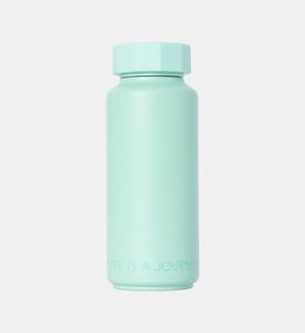Design Letters Hearts Insulated Thermo Bottle, Light-green, Packshot View