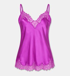 Mes Demoiselles Eluna Silk Top, Fuchsia, 38, Packshot View