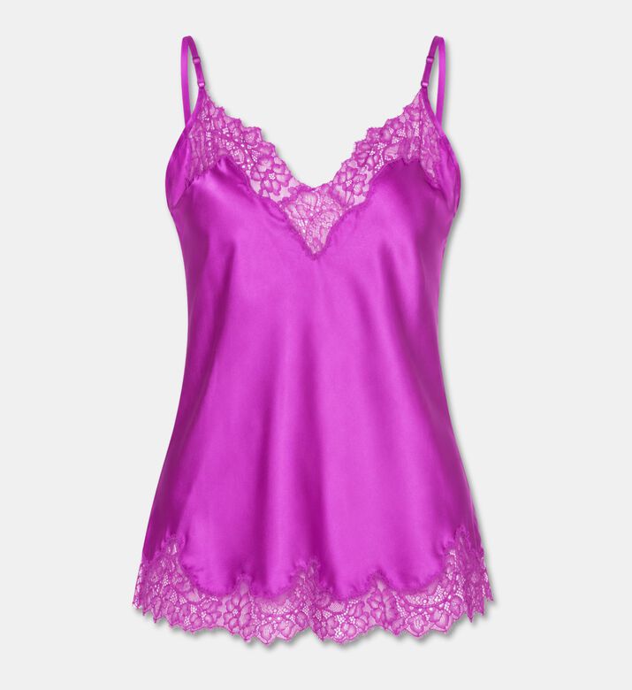 Mes Demoiselles Eluna Silk Top, Fuchsia, 38, Packshot View