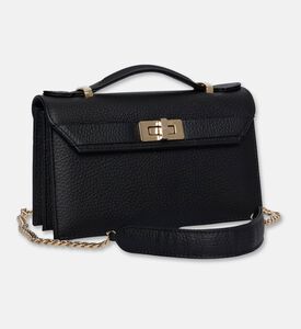Maya.M Glam Leather Square Bag, Black, Packshot View