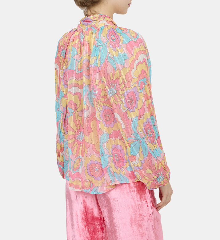 Ribbon Collar Shirt Ribbon Collar Shirt