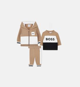 Cotton Striped Ribbed Edges Set