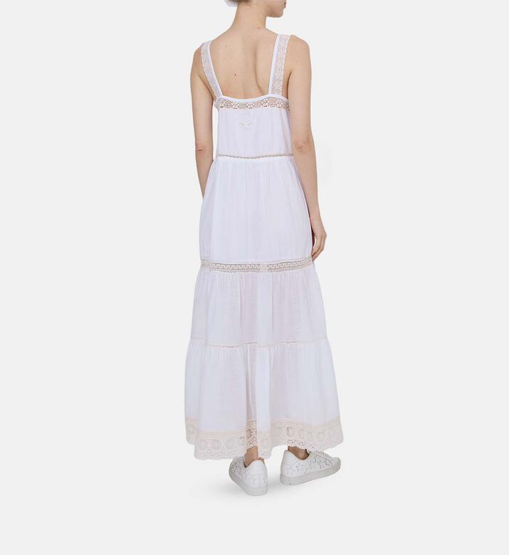 Relite Lace Straps V-neck Dress