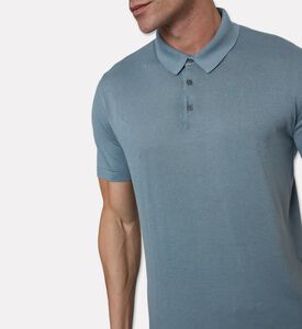 Corneliani Three-button Placket Slim-fit Polo Shirt, Model View
