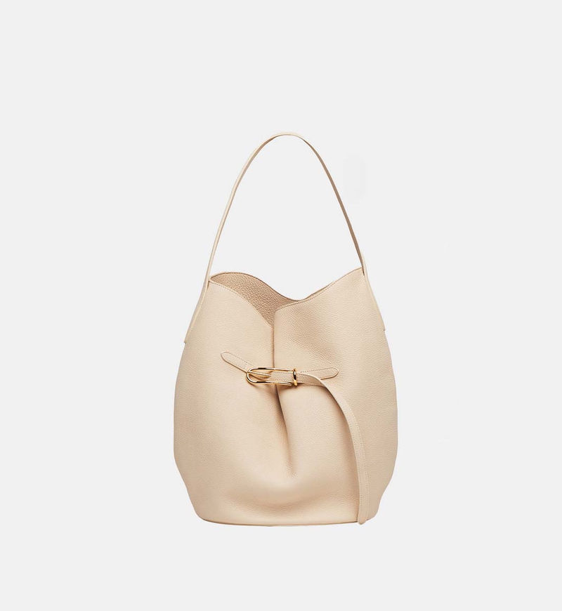 Large Belted Bucket Bag