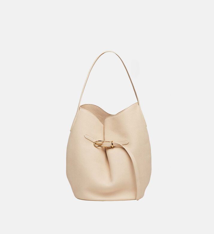 Large Belted Bucket Bag