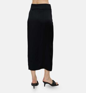 Satin Dual-finish Pencil Skirt