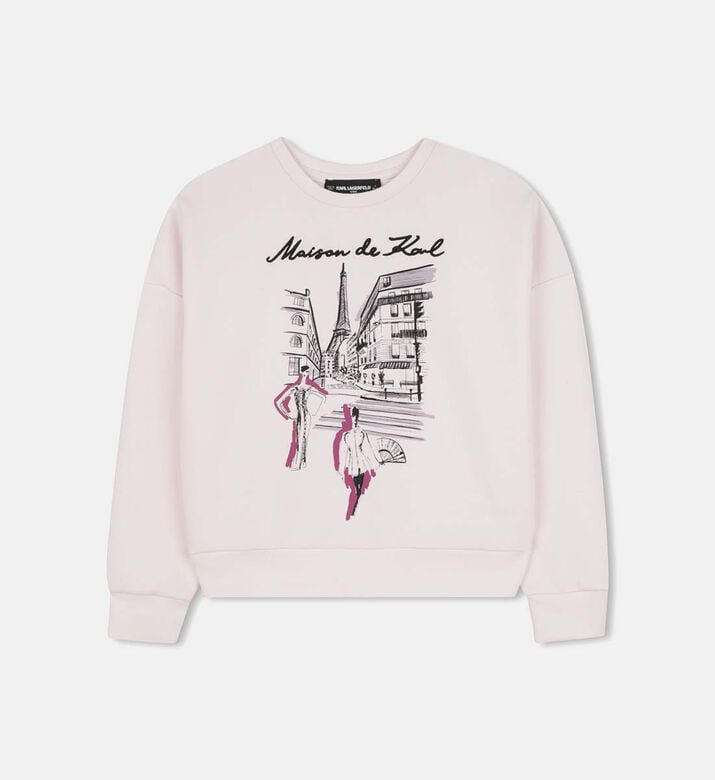 Illustration-print Sweatshirt