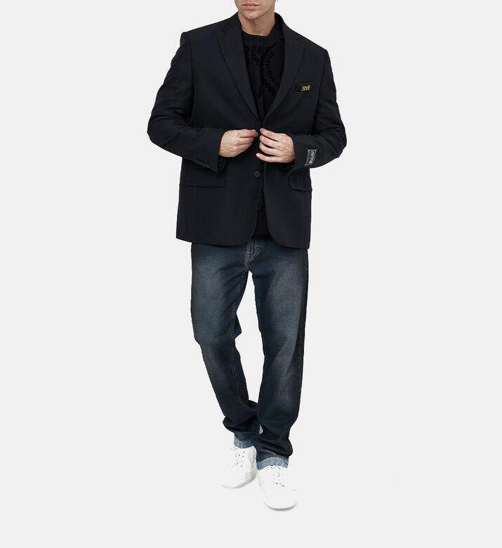 Logo-plaque Single-breasted Blazer