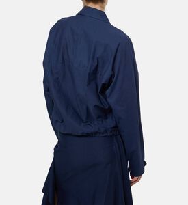 Martan Selin Drawstring Neckline Shirt, Model View