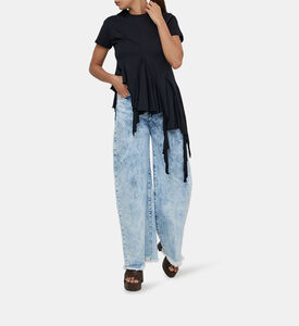 Double-waist Boyfriend Jeans
