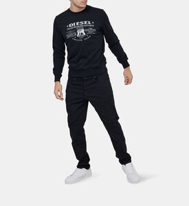 سويت شيرت قطن بطبعة لوغو