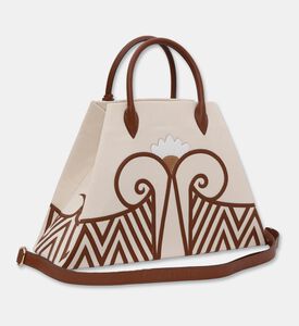 Arad Ghaderian Sousa Gabardine Leather Tote, Packshot View