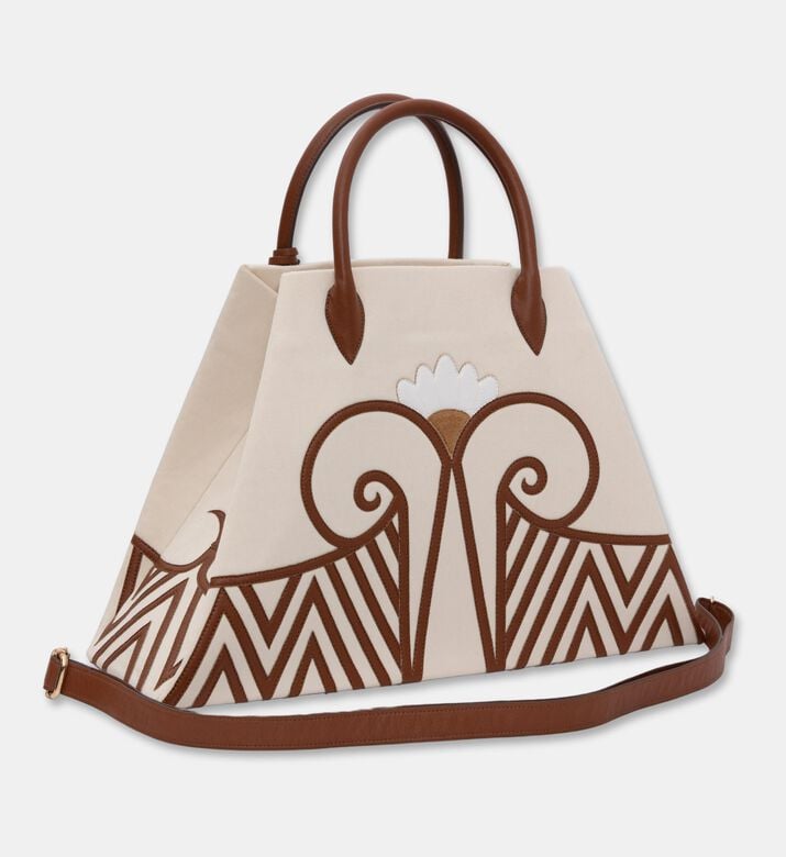 Arad Ghaderian Sousa Gabardine Leather Tote, Packshot View