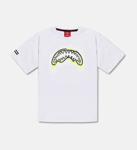 Sprayground Ts Graffiti, White, 8y, Packshot View