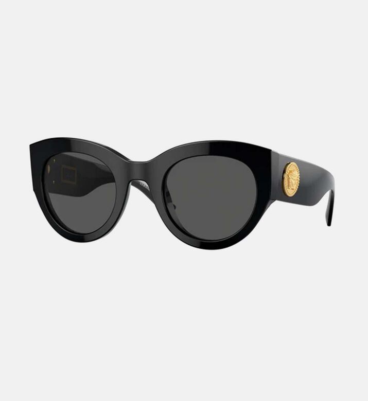 Rounded Cat-eye Sunglasses 51