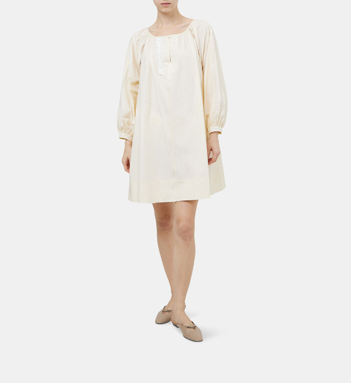 Contemporary Cotton Poplin Short Dress Contemporary Cotton Poplin Short Dress