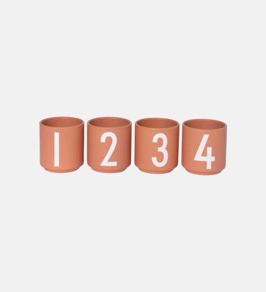 Numbers Espresso Mini Cups 4-piece Set