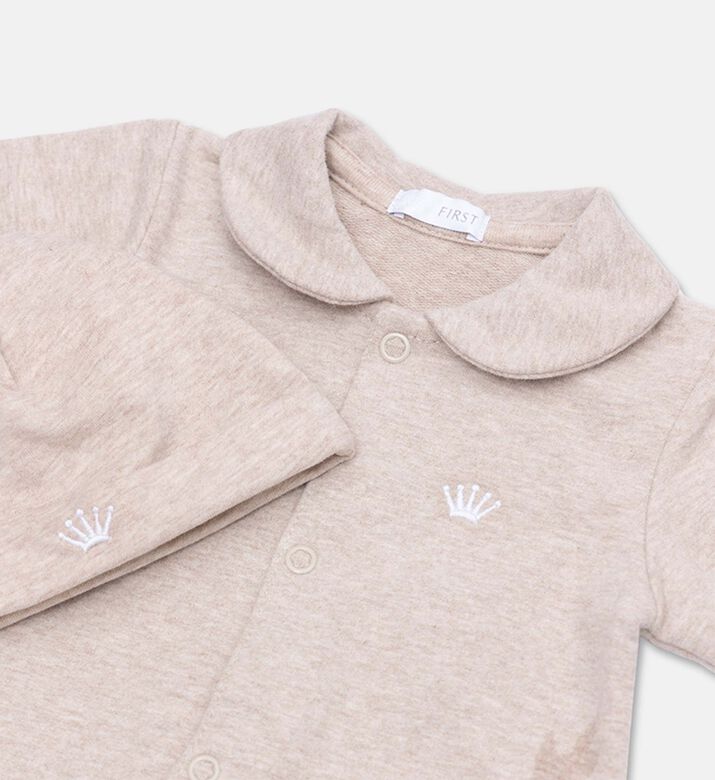 My First Collection Teddy Bear Blanket Gift Set, Beige, 1m, Packshot View