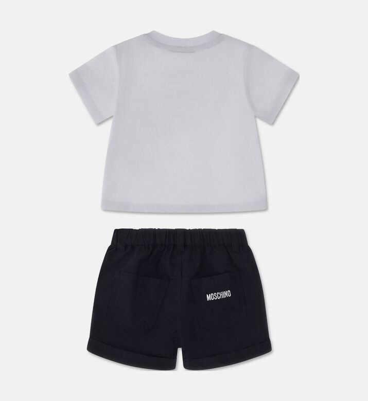 Moschino BKT Teddy Graphic 2-piece Short Set, Packshot View