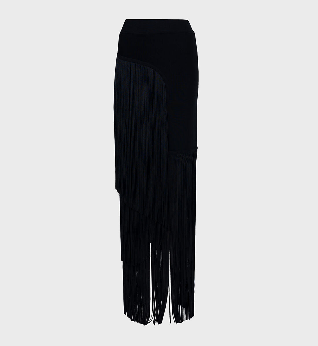 Fringe hotsell maxi skirt