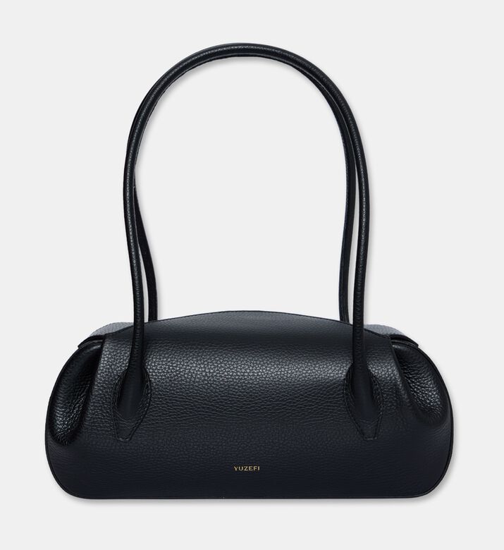 Yuzefi Bag Oyster Shoulder, Black, Packshot View