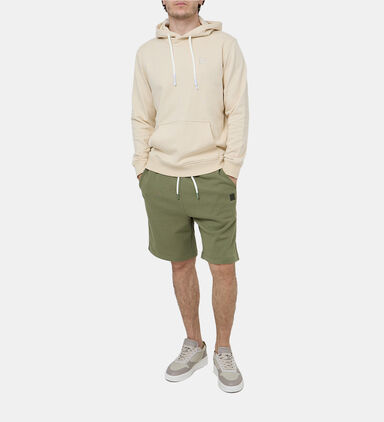 Essential Logo Badge Cotton Hoodie