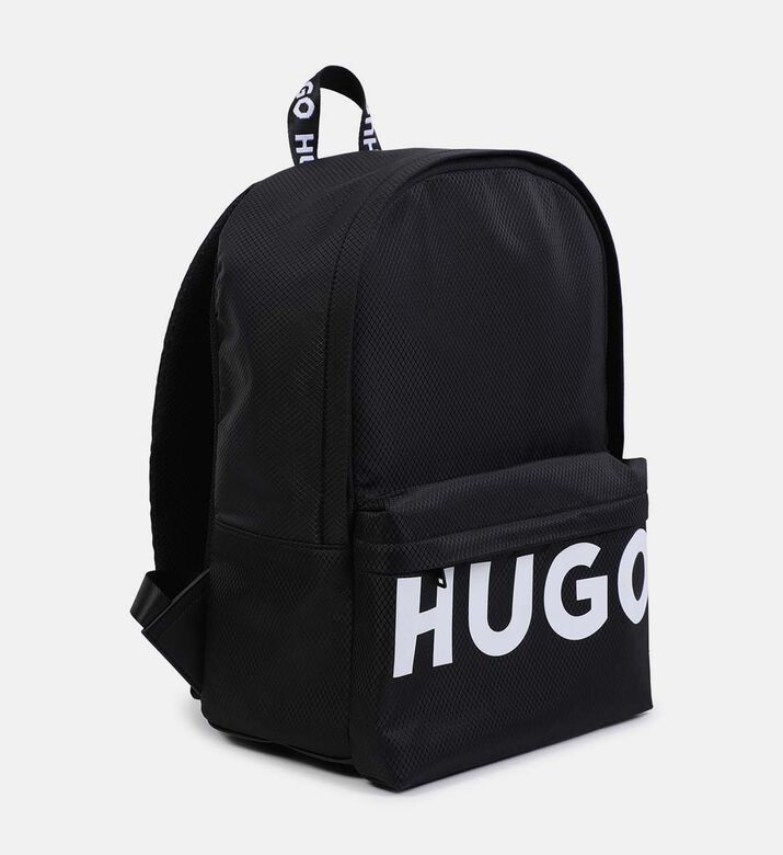 Top Handle Logo-print Backpack