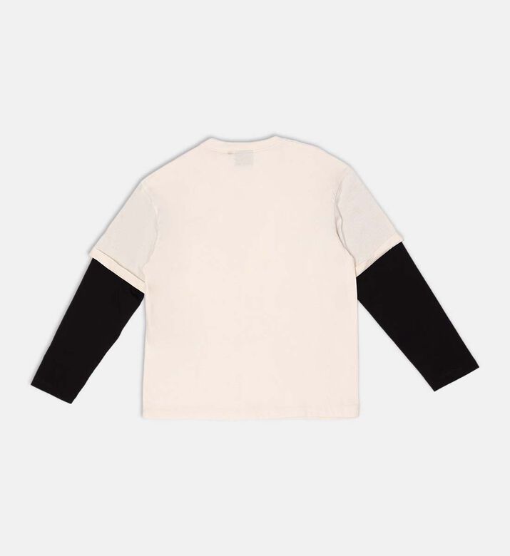 Contrast Sleeve Logo T-shirt