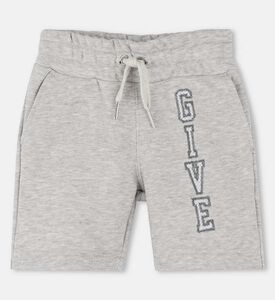 شورت صوف مزين بتطريزات