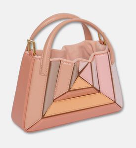 Mlouye Mini Sera Leather Top-handle Bag, Peach, Packshot View