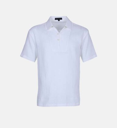 Yoke Linen Short Sleeve Shirt