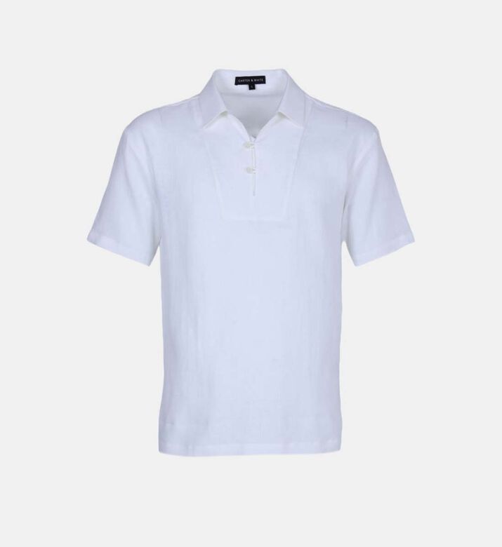Yoke Linen Short Sleeve Shirt