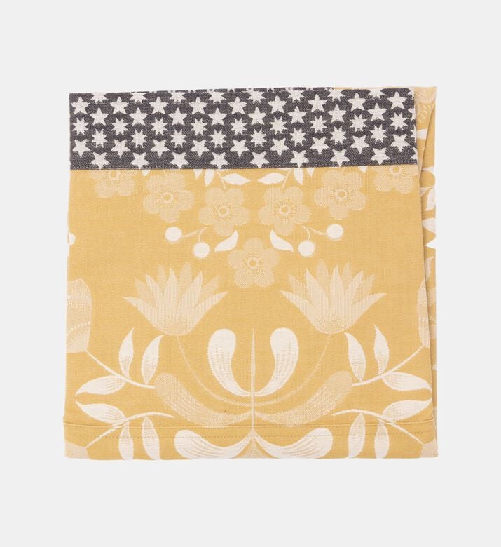 Jacquard Feerie Cotton Apron, Yellow, Packshot View