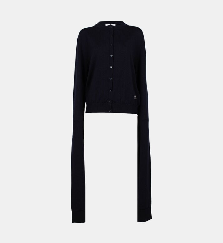 Knotted Sleeved Cardigan Knotted Sleeved Cardigan