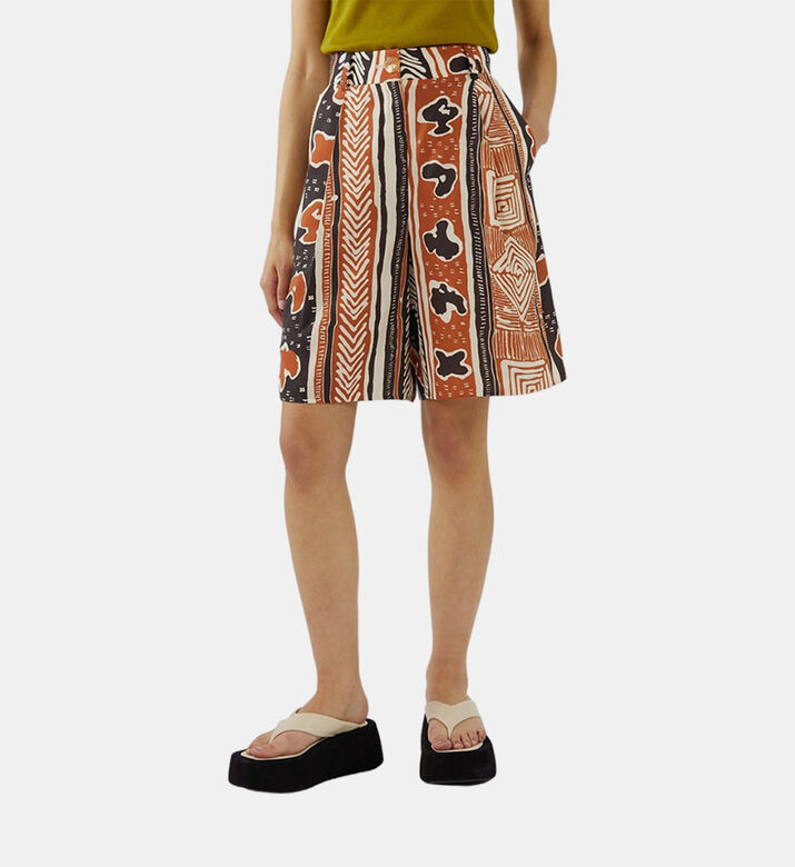 Doris Printed Tencel Shorts