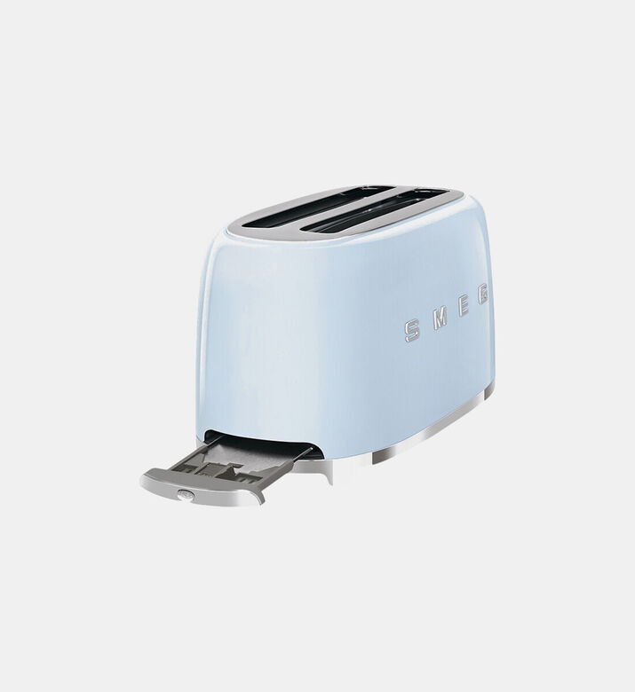 Smeg 50s Style 4-slice Toaster, Light-blue, Packshot View